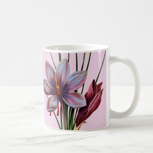 Mug Botanique : Safran (Droite)