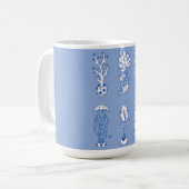 Mug Botaniques océaniques surréalistes (Devant gauche)