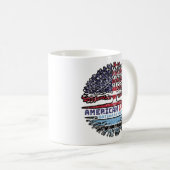Mug Botswana Batswana American États-Unis Tree Roots (Devant droit)
