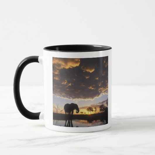 Mug Botswana, parc national de Chobe, Éléphant (Gauche)