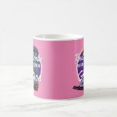 Mug Botte de garçon de fille Favorite Bridesmaid rose (Centre)