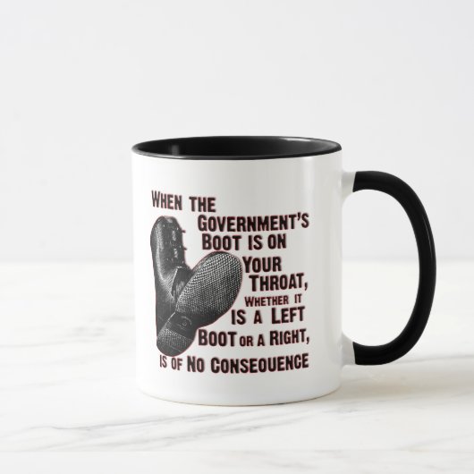 Mug Botte de Jack de gouvernement sur votre cou (Droite)