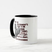 Mug Botte de Jack de gouvernement sur votre cou (Devant gauche)