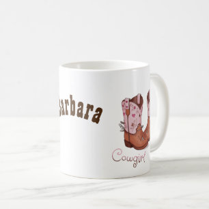 Mug Bottes branchées pour cowgirl   Style Occidental
