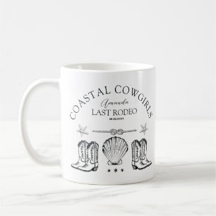 Mug Bottes de cowgirl côtière enterrement de vie de je