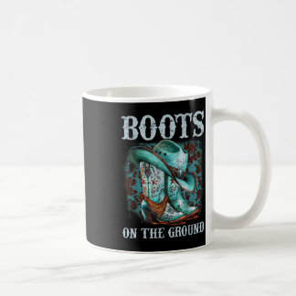 Mug Bottes de cowgirl sur le terrain correspondant au