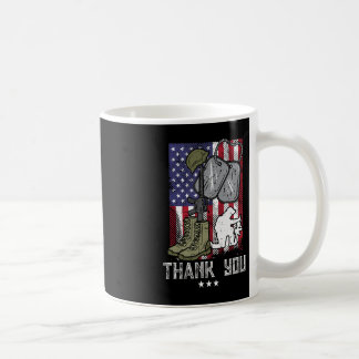Mug Bottes de drapeau américain Casque de pistolet Tag