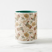 Mug Bottes de Noël de l'Ouest et Motif Casquette (Centre)