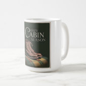 Mug Bottes de saison de cabane confortable Plaid autom (Devant droit)