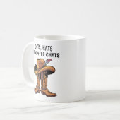 Mug Bottes et Casquette de cowboy (Devant gauche)