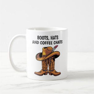 Mug Bottes et Casquette de cowboy