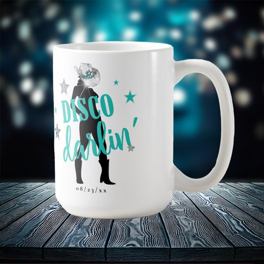 Mug Bottes 'n Bling Disco Darlin' Turquoise ID925 
