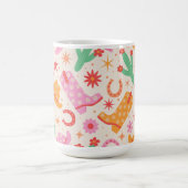 Mug Bottes pour fille super et Motif Casquette avec Ca (Centre)