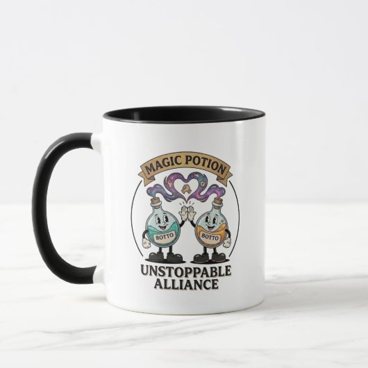 Mug Botto Brand Unstoppable Alliance Retro Magic Potio (Gauche)