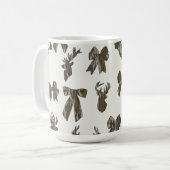 Mug Bottom Lands Camo Coquette Bow for Women Deer Hunt (Devant gauche)