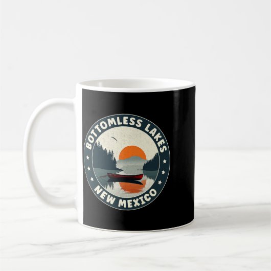 Mug Bottomless Lakes New Mexico Sunset T Shirt (Gauche)