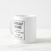 Mug Bouc émissaire pour la location (Devant gauche)