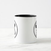 Mug Bouche approuvée par le chien (Centre)