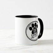 Mug Bouche approuvée par le chien (Devant droit)