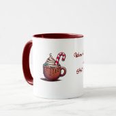 Mug Bouche de café chaud (Devant gauche)