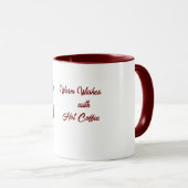 Mug Bouche de café chaud (Devant droit)