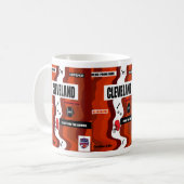 Mug Bouche de conception de Cleveland Team (Devant gauche)