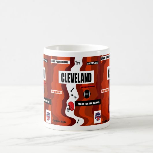 Mug Bouche de conception de Cleveland Team (Centre)
