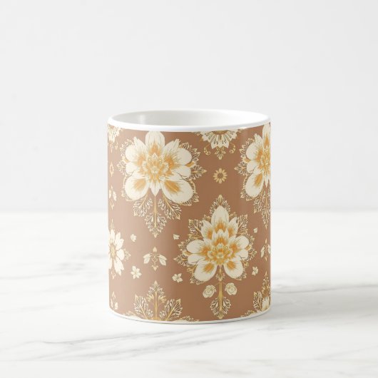 Mug Bouche de conception motif de fleurs (Centre)