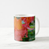 Mug Bouche de fleurs Sherbet Orange Rhododendron (Devant droit)