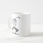 Mug Bouche de Golfeur (Devant gauche)