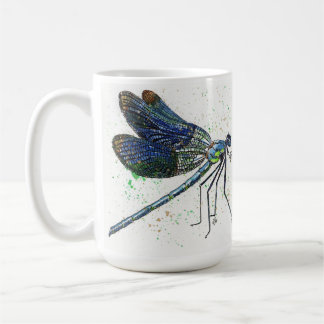 Mug Bouche de libellule aquarelle