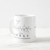 Mug Bouche de nom de peptide Aréli (Devant gauche)