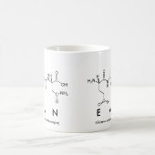 Mug Bouche de nom de peptide Ean (Centre)