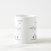 Mug Bouche de nom de peptide Keir (Centre)