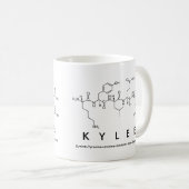 Mug Bouche de nom de peptide Kylee (Devant droit)