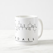 Mug Bouche de nom de peptide Kyndall (Devant droit)