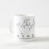 Mug Bouche de nom de peptide Kyndall (Devant gauche)