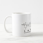 Mug Bouche de nom de peptide Latrice (Gauche)
