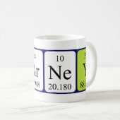 Mug Bouche de nom de table périodique Barney (Devant droit)