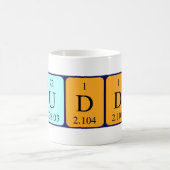 Mug Bouche de nom de table périodique Buddy (Centre)