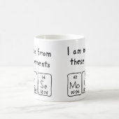 Mug Bouche de nom de table périodique de l'orignal (Centre)