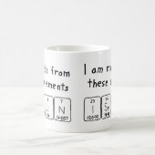 Mug Bouche de nom de table périodique Iselin (Centre)