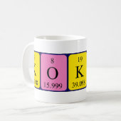 Mug Bouche de nom de table périodique Kokona (Devant gauche)