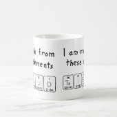 Mug Bouche de nom de table périodique Thibaud (Centre)