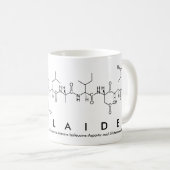 Mug Bouche de nom du peptide Adélaïde (Devant droit)