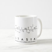 Mug Bouche de nom du peptide Anastasia (Devant droit)