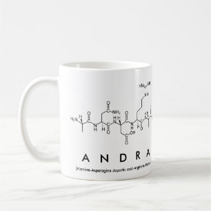Mug Bouche de nom du peptide andra