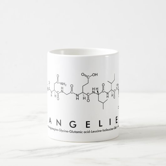 Mug Bouche de nom du peptide Angelie (Centre)