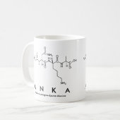 Mug Bouche de nom du peptide anka (Devant gauche)