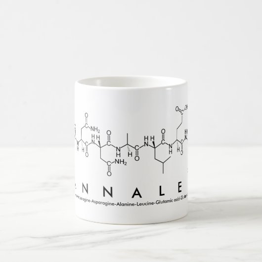 Mug Bouche de nom du peptide Annalee (Centre)